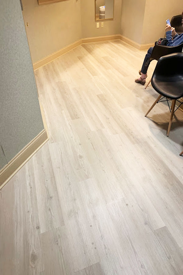 Wood floor installation multi-family building