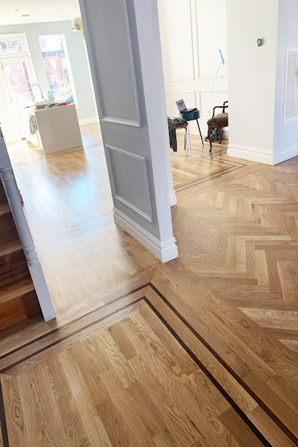 Custom wood floor — Elmont, Nassau