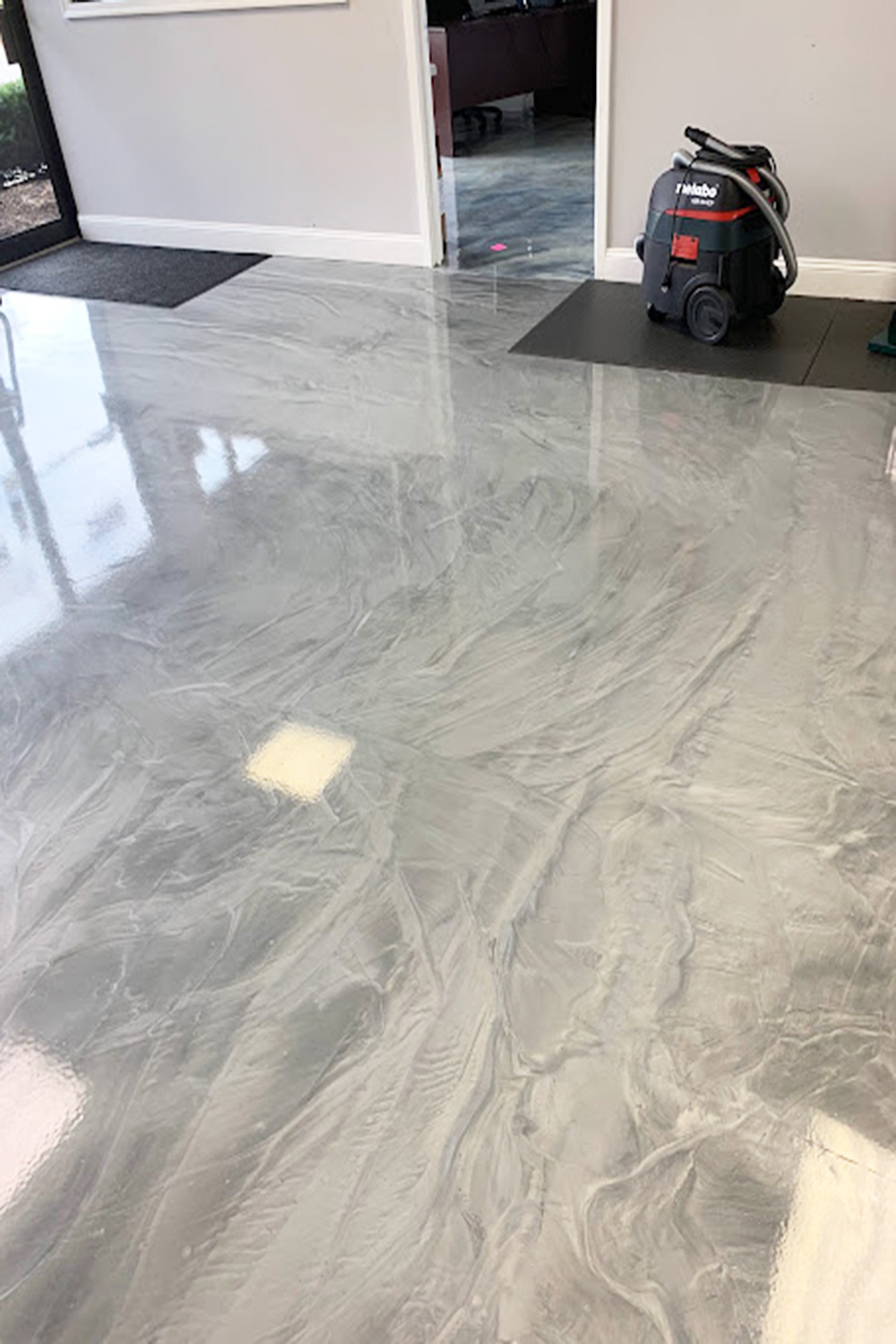 Epoxy garage floor coating