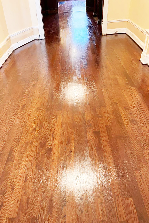 Red oak install — Brooklyn Heights