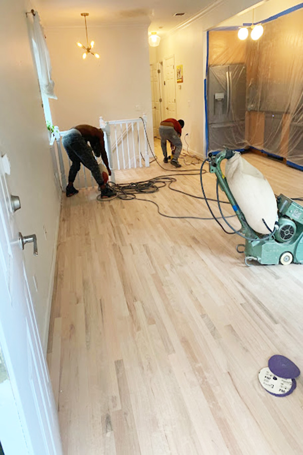 Floor refinishing — Park Slope
