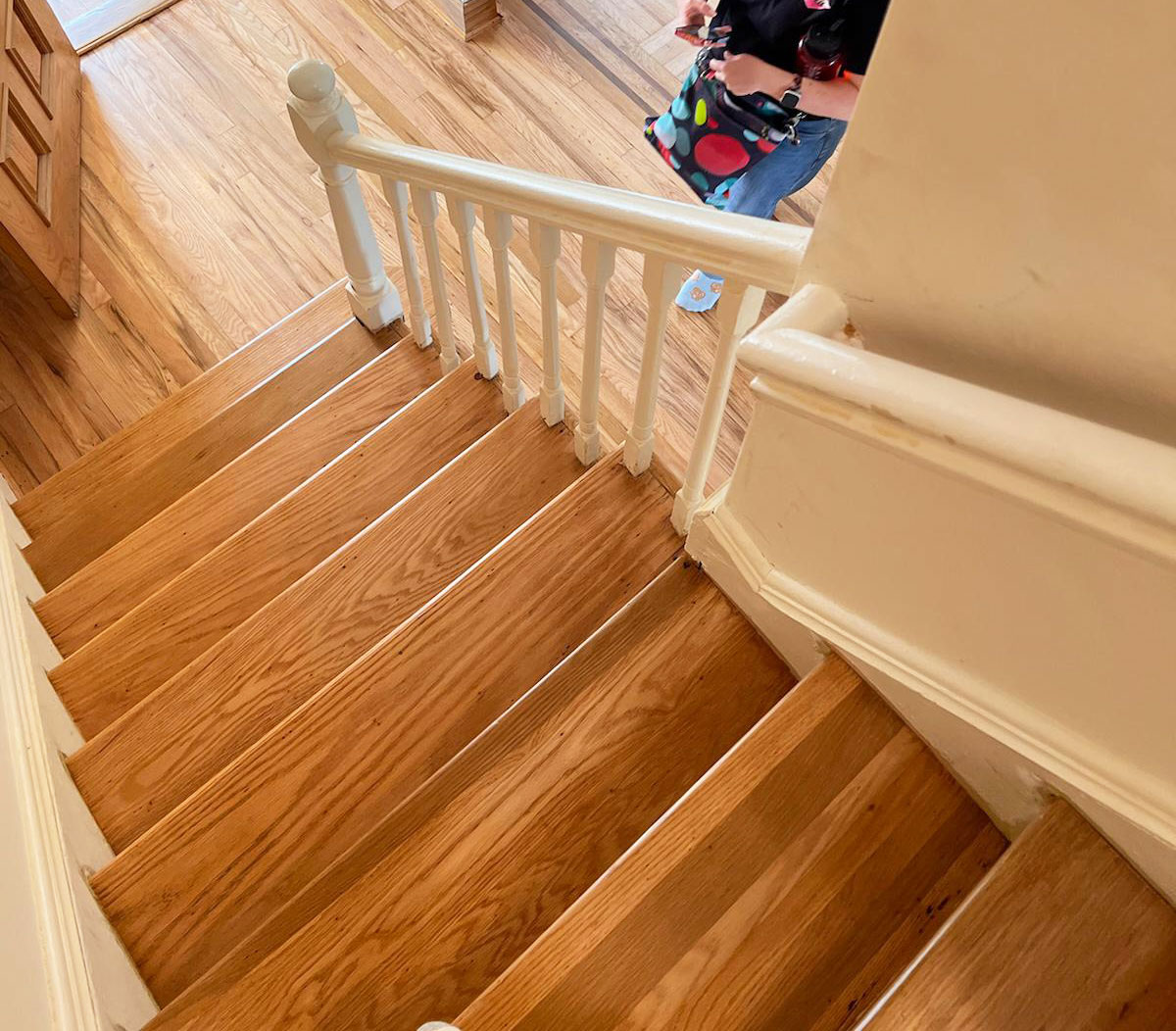 Hardwood flooring install apartment