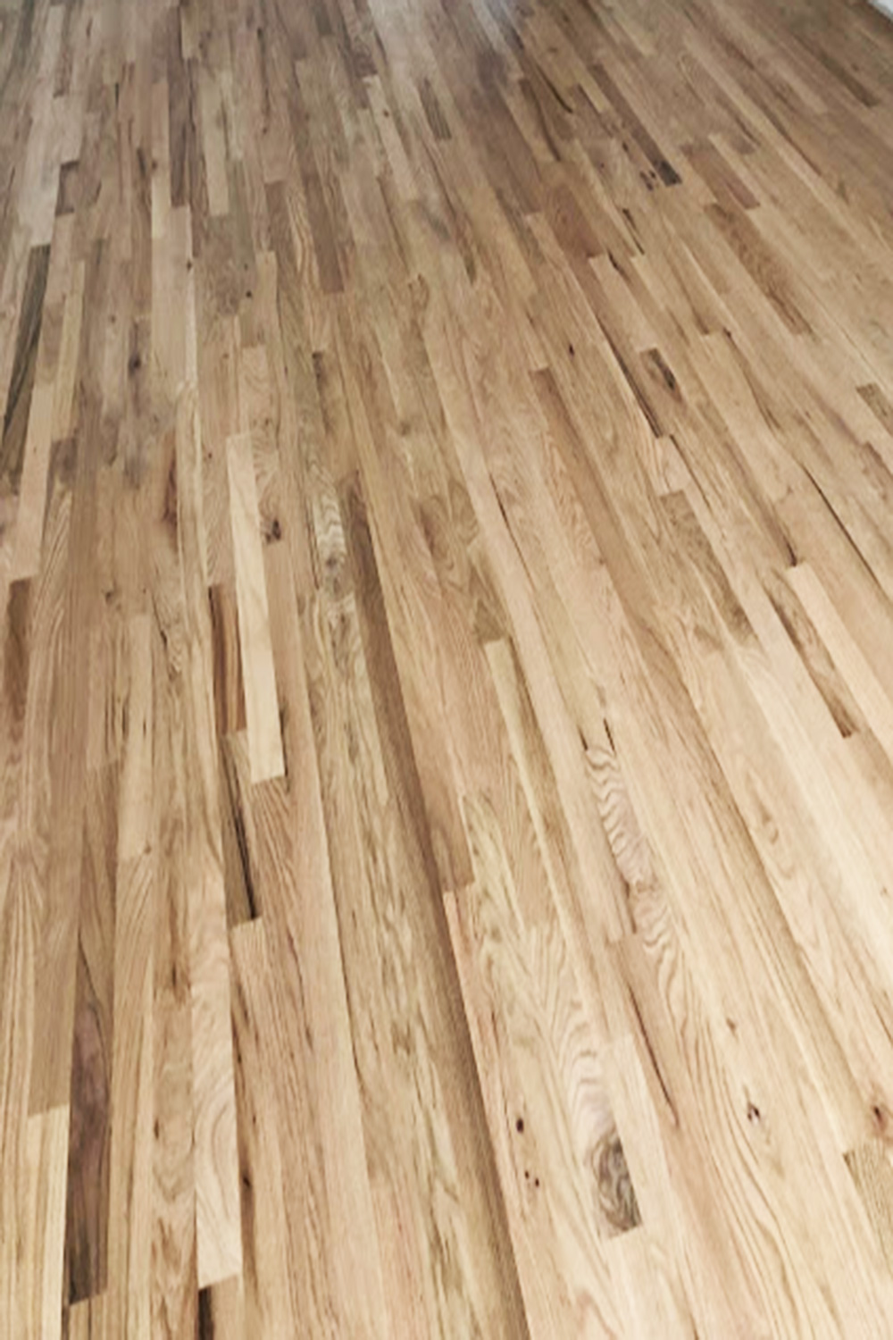 Refinished wood floors Crown Heights